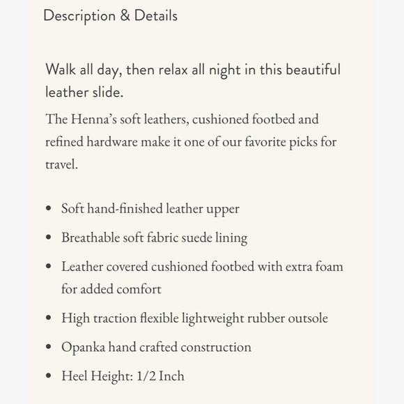 NIB Born Henna 8M Comfort Leather Slide Sandals Natural - Picture 13 of 13